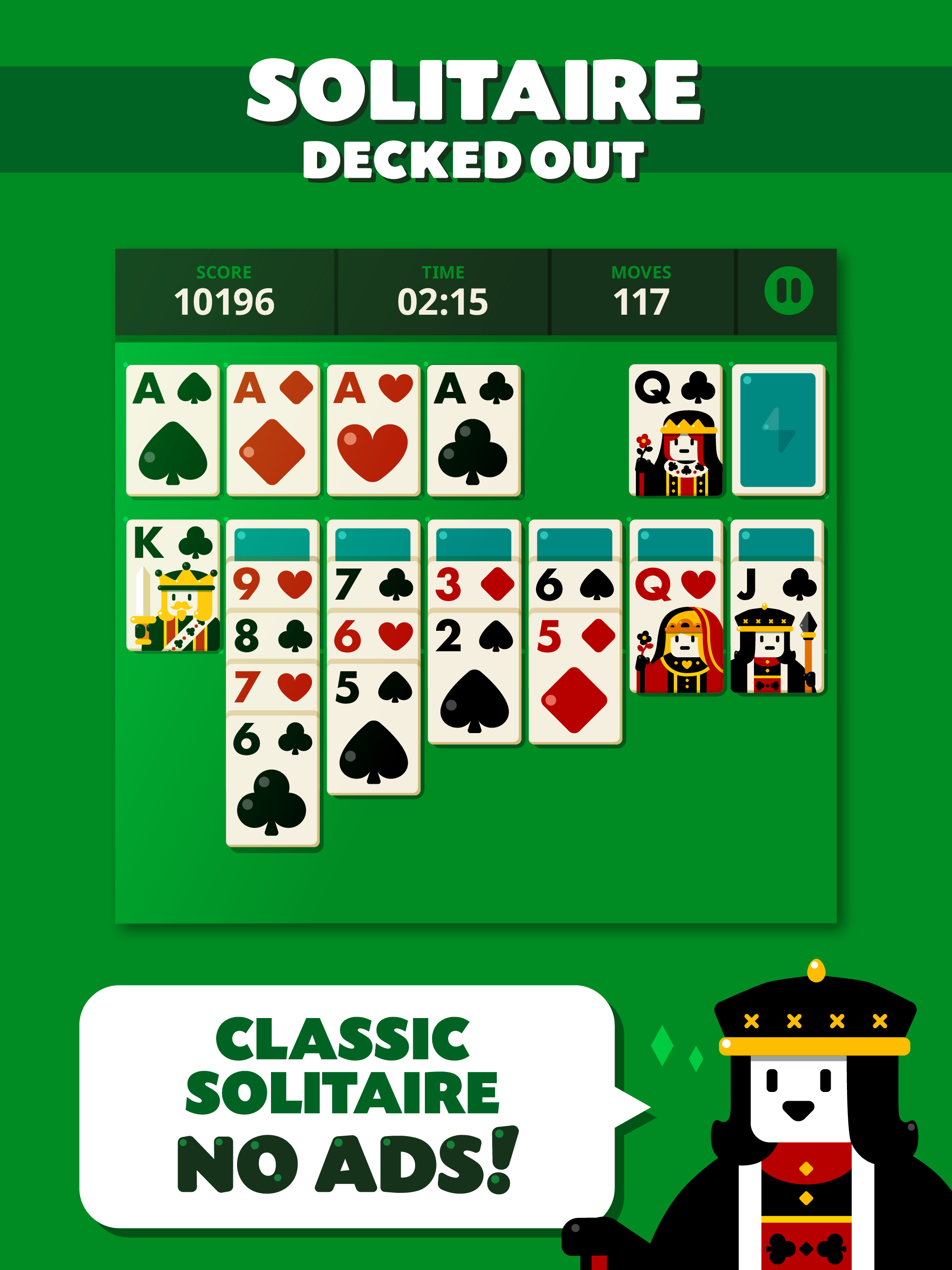 Solitaire Decked Out Play Free Solitaire Without Ads intended for proportions 2048 X 2732