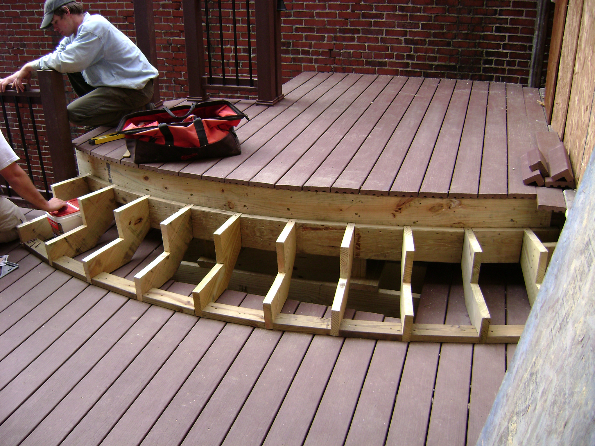 Spacing Between Composite Deck Boards As Well Of Trex With Gap Plus with regard to dimensions 2048 X 1536