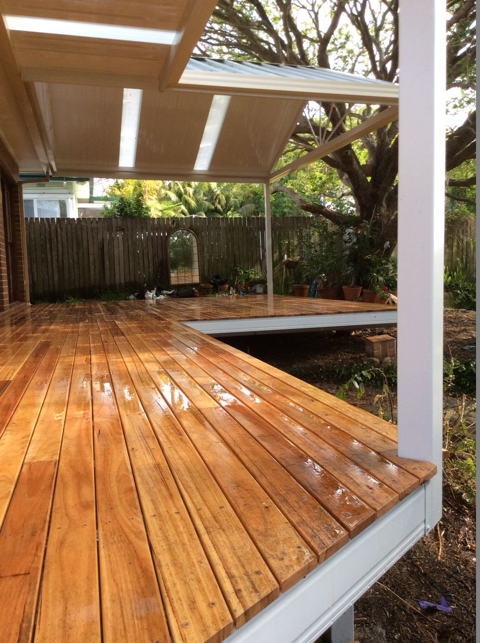 Spantec Boxspan Steel Frame Deck With Timber Decking Boards Over in measurements 968 X 1296