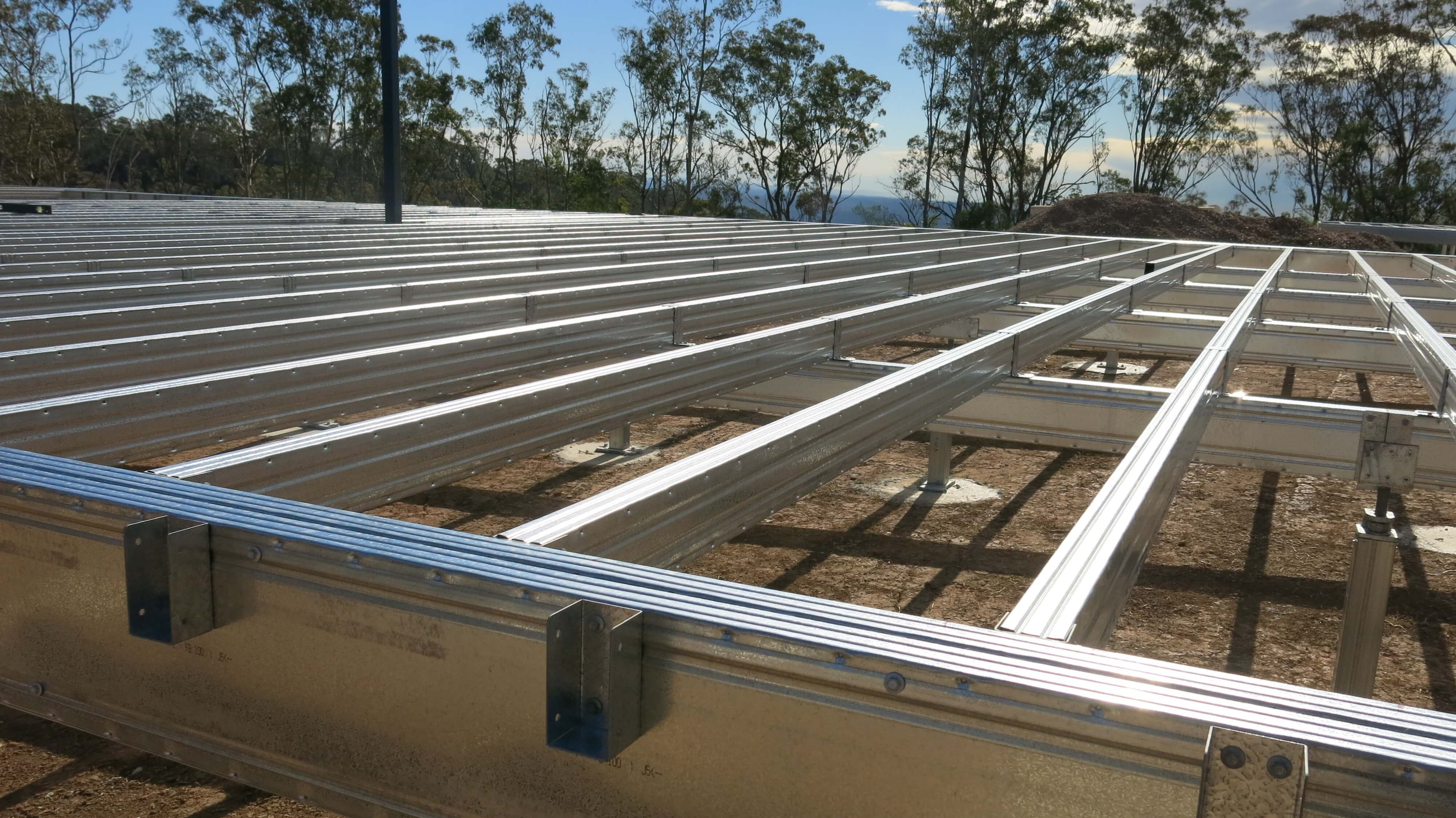 Spantec Steel Floor Roof Frame Systems Bearers Joists Piers intended for dimensions 4000 X 2248