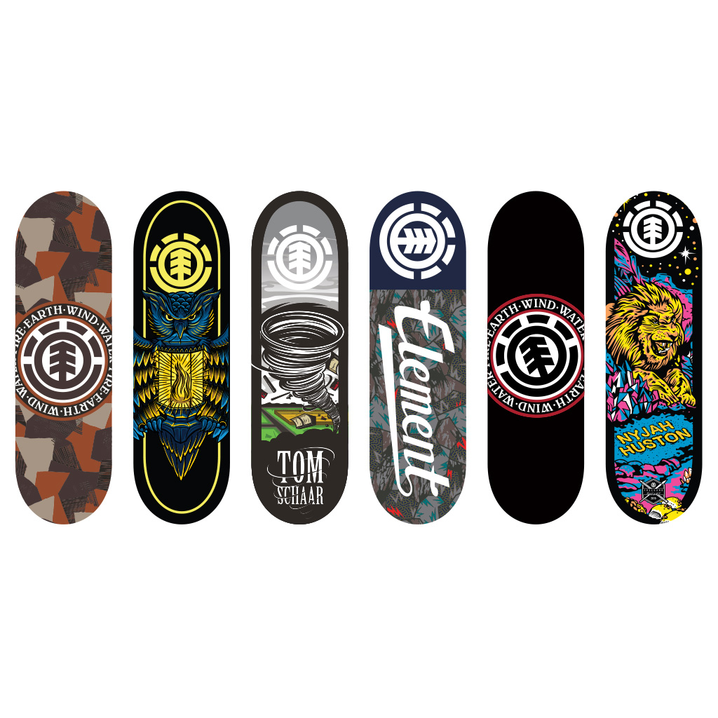 Spin Master Tech Deck 96mm Fingerboard 6 Pack Element Series inside size 1024 X 1024