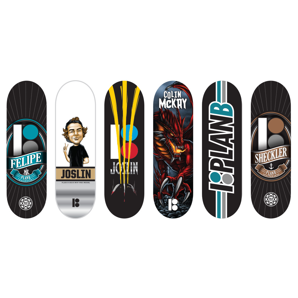 Spin Master Tech Deck 96mm Fingerboard 6 Pack Planb Series pertaining to sizing 1024 X 1024