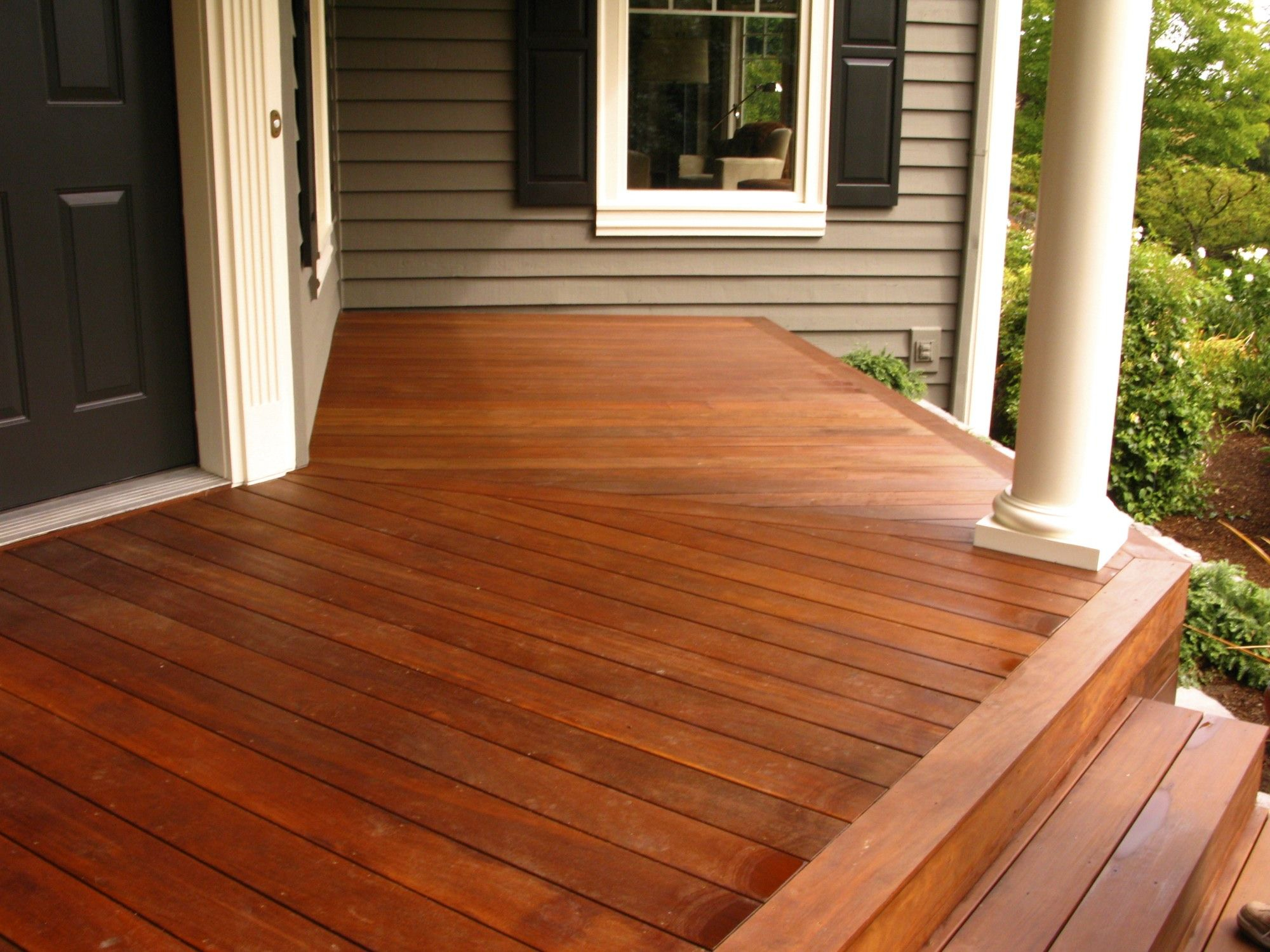 Stained Cedar Deck Color Deck Cedar Deck Cedar Deck Stain with regard to proportions 2000 X 1500