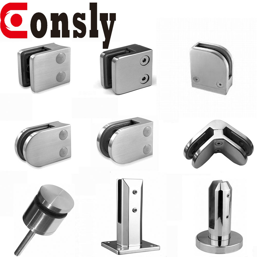Stainless Steel Glass Deck Railing Bracket Glass Clip For Stairs regarding size 1000 X 1000