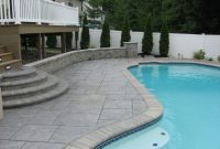 Stamped Concrete Patios Around A Pool Pattern Concrete For Pools for size 2816 X 2112