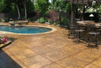 Stamped Concrete Pool Deck Non Slip Concrete Sealer For Pool Deck pertaining to size 1024 X 768