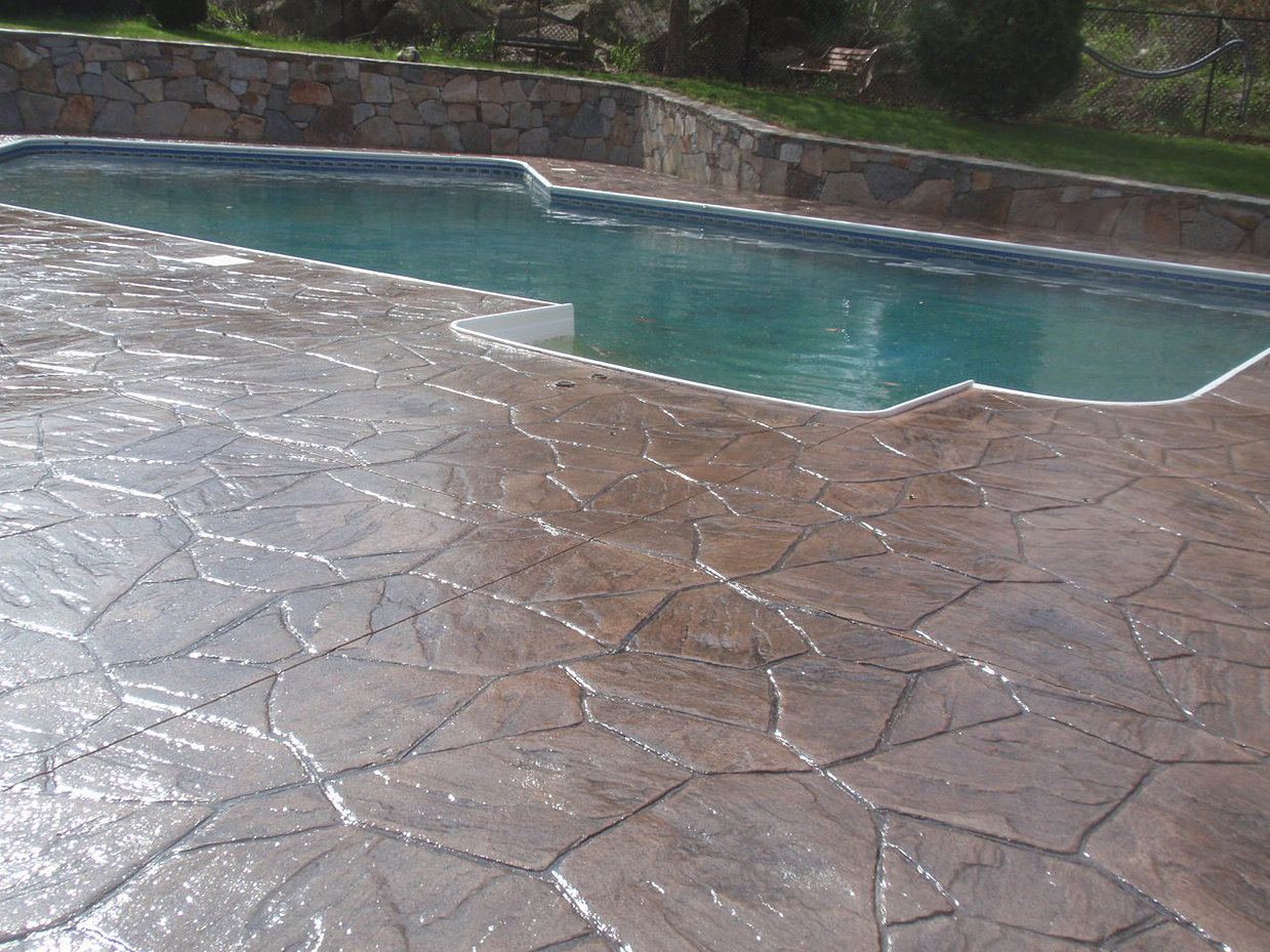 Stamped Concrete Pool Patio Deck Sealing Bristol County Sealing inside proportions 1239 X 929