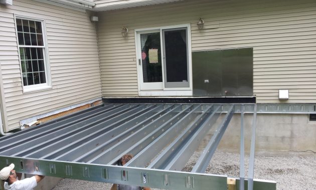 Steel Deck Framing In New Jersey Decks 4 Cabin Deck Framing intended for measurements 3264 X 2448