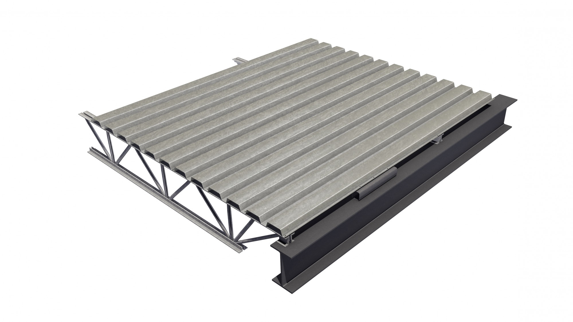 Steel Deck Is A Cold Formed Corrugated Steel Sheet Canam Buildings for proportions 2000 X 1125