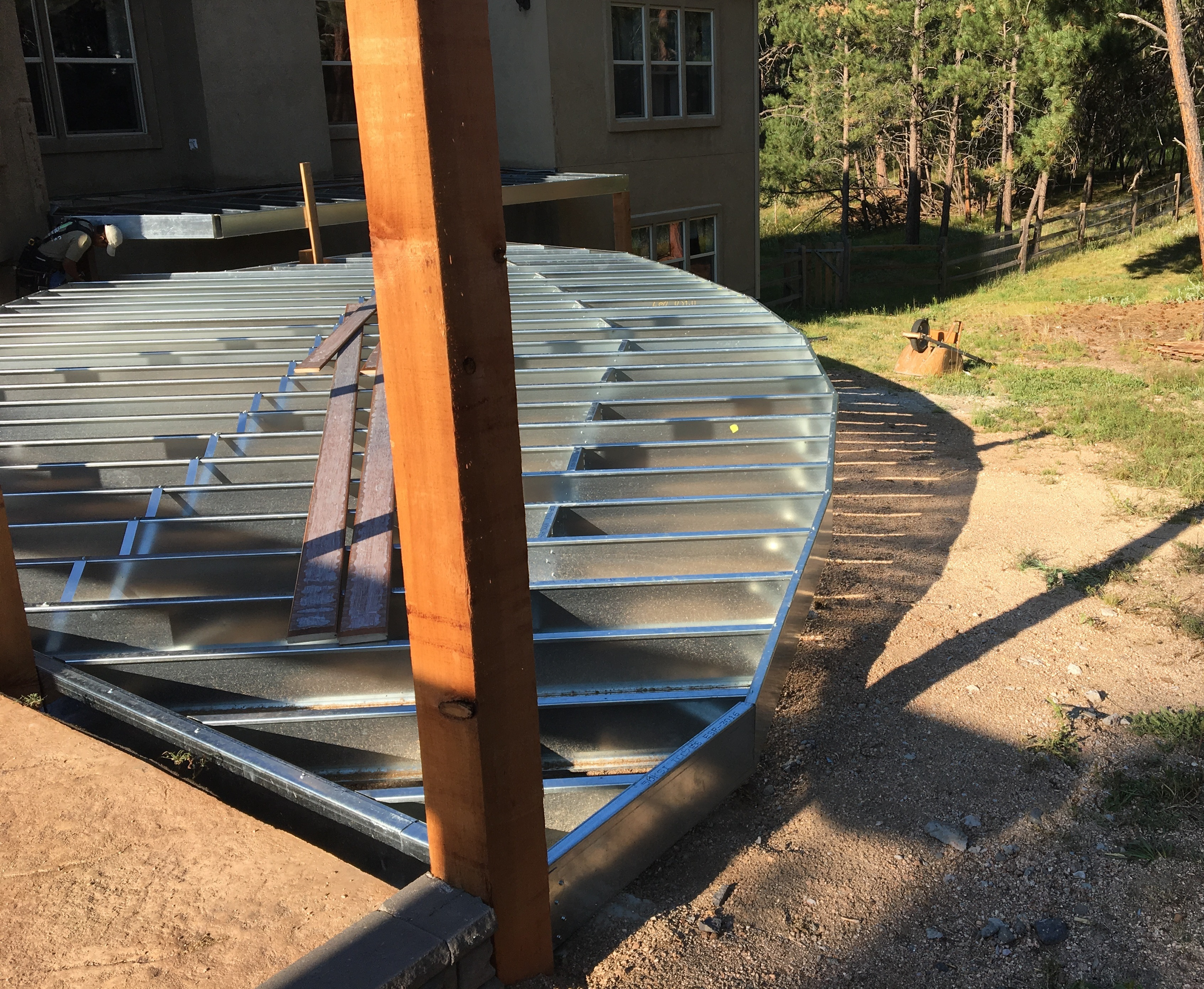 Steel Frame Vs Wood Frame New Creation Decks Colorado Springs throughout proportions 3386 X 2781