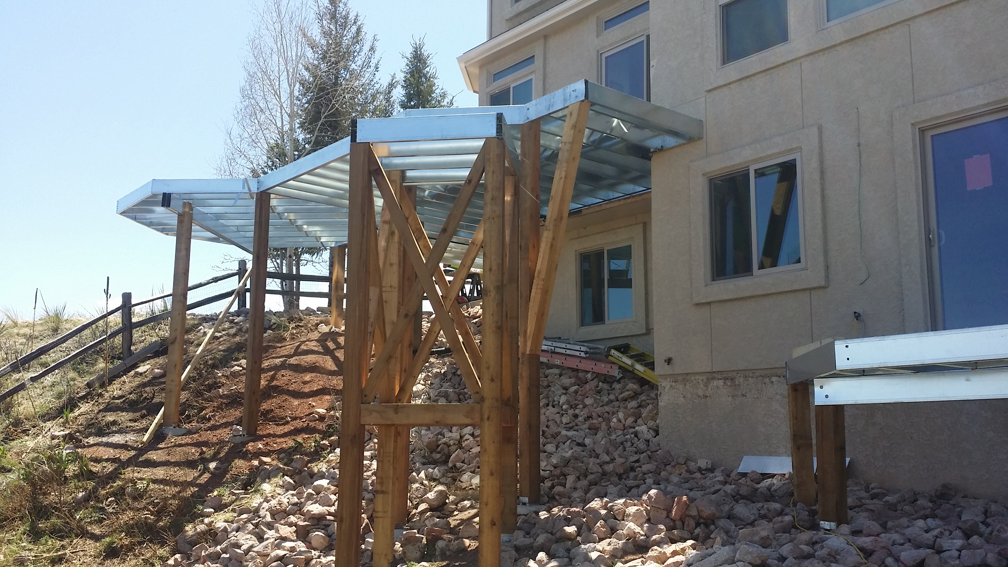 Steel Frame Vs Wood Frame New Creation Decks Colorado Springs throughout sizing 3264 X 1836