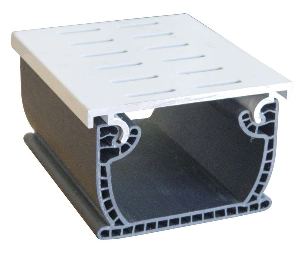 Stegmeier Flowmaster Commercial Deck Drain Grating System 4 Inch Width with proportions 1000 X 833
