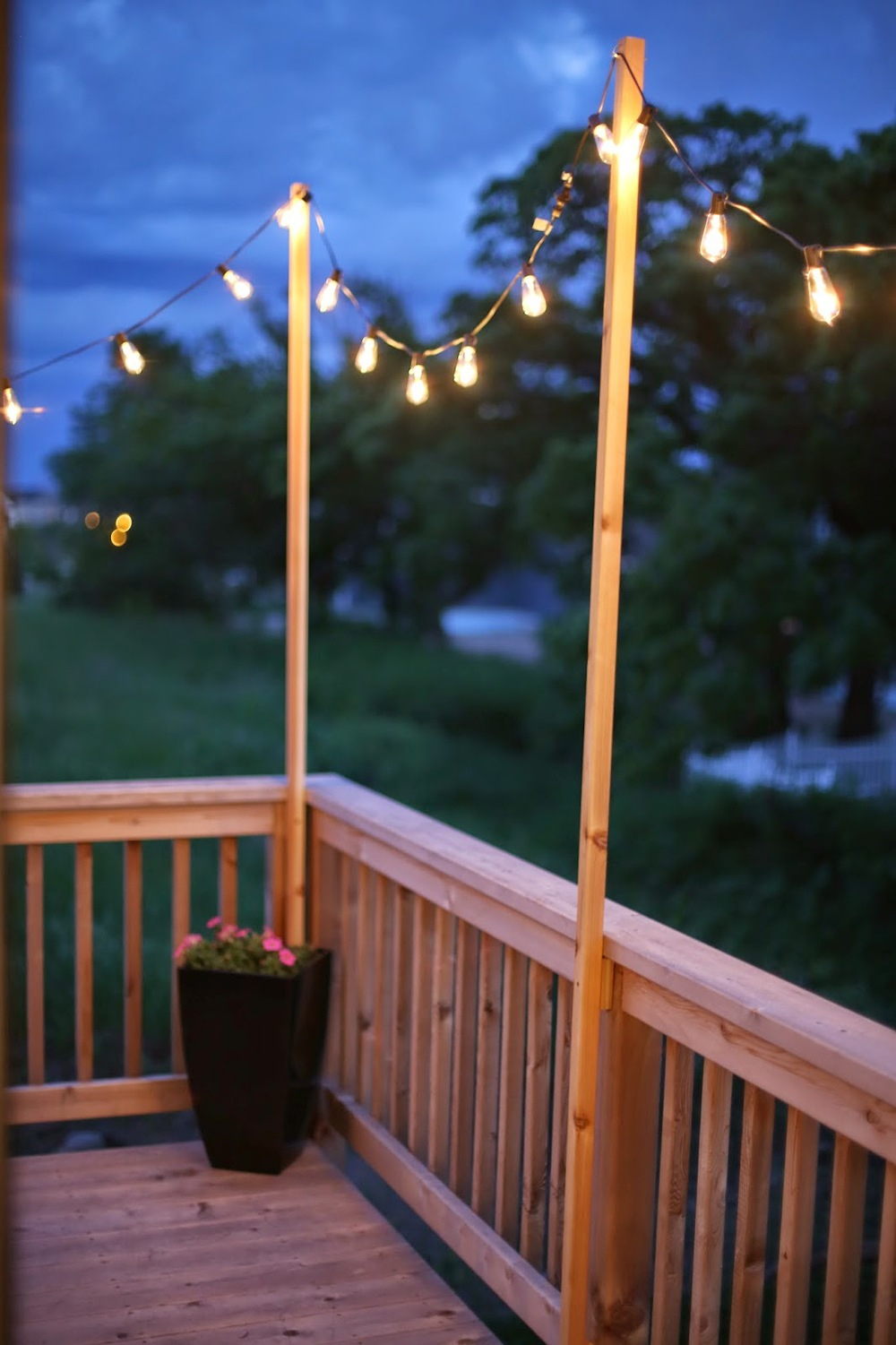String Lights For Deck Railing And Outdoor Deck Fairy Lights Decks regarding proportions 1000 X 1501