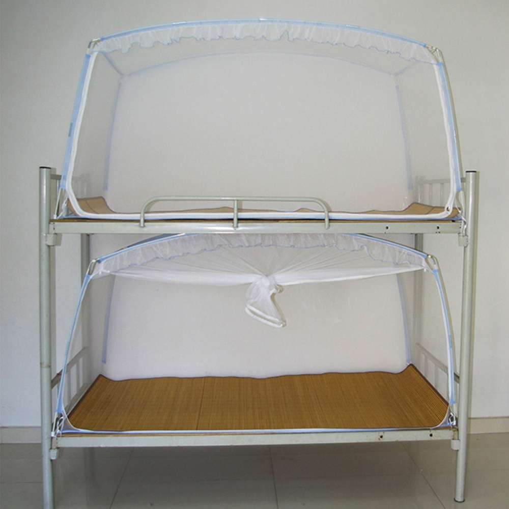 Student Dormitory Bunk Bed Mosquito Net Easy Tent Single Zipper Door with regard to sizing 1000 X 1000