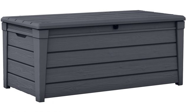 Suncast 73 Gallon Java Resin Wicker Deck Box Dbw7300 Walmart pertaining to size 1500 X 1500