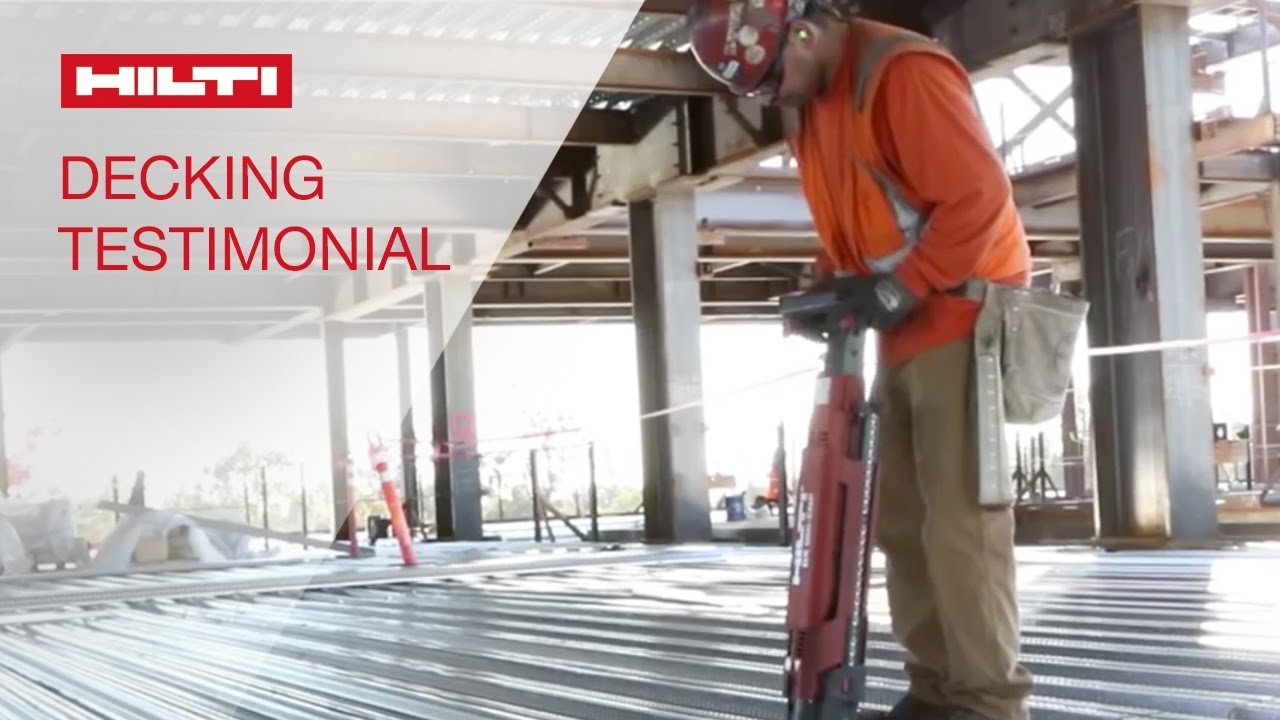 Testimonial Bt Mancini Co About Using Hilti Steel Deck throughout dimensions 1280 X 720