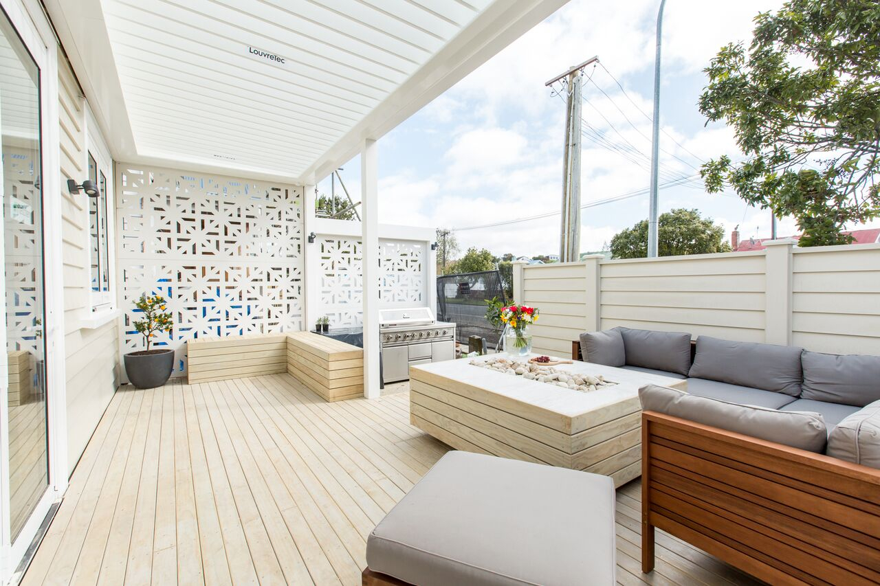 The Block Nz Villa Wars Outdoor Rooms And Guest Room Redo throughout sizing 1280 X 853