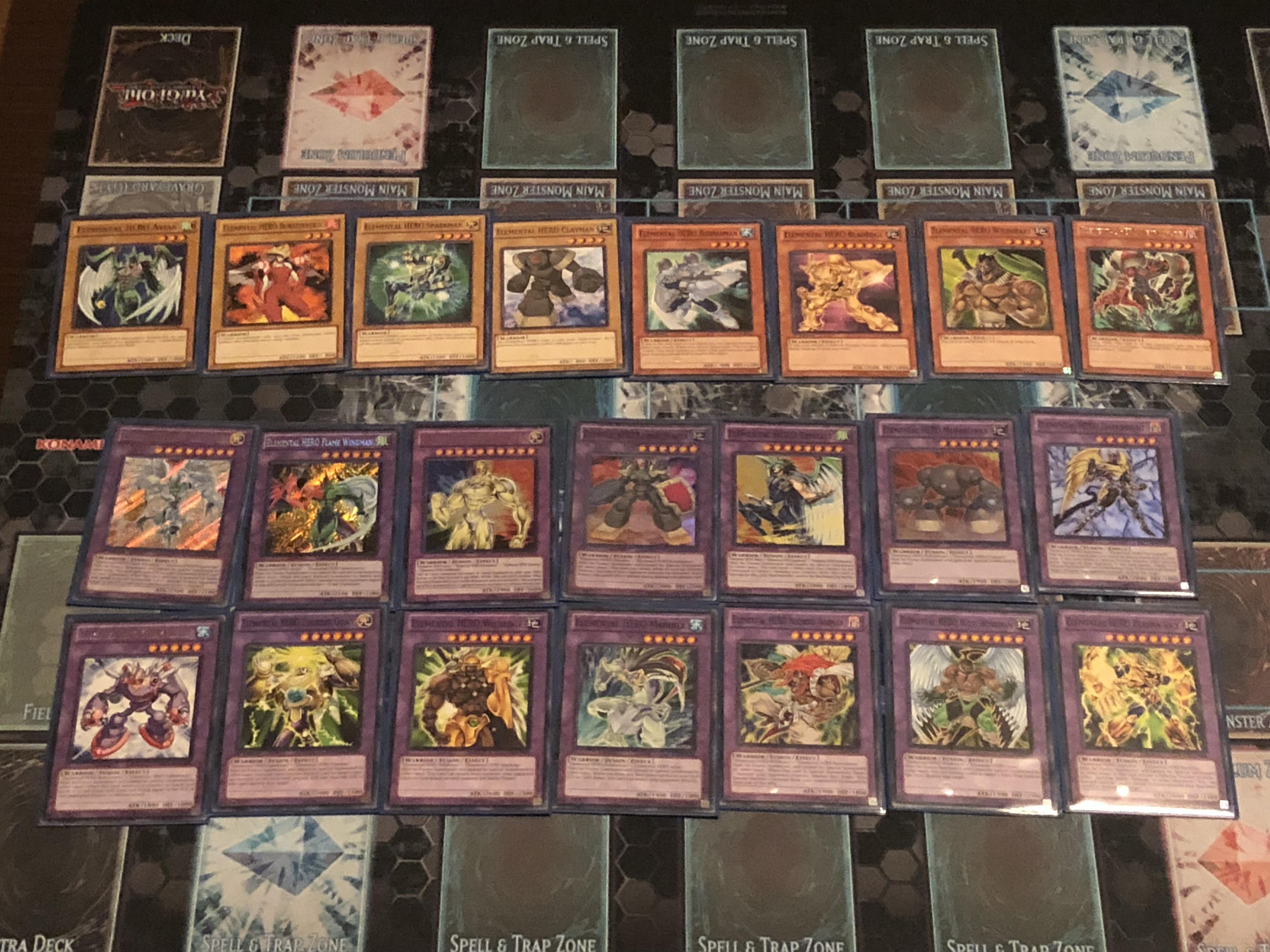 The Original Elemental Heroes And All Their Fusions Yugioh intended for proportions 4032 X 3024