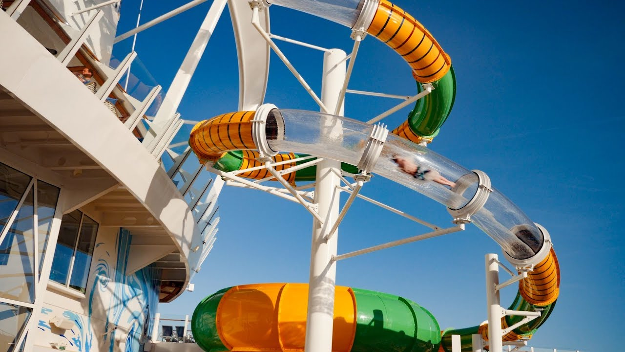 The Perfect Storm Water Slide Onboard Symphony Of The Seas Cruise pertaining to sizing 1280 X 720