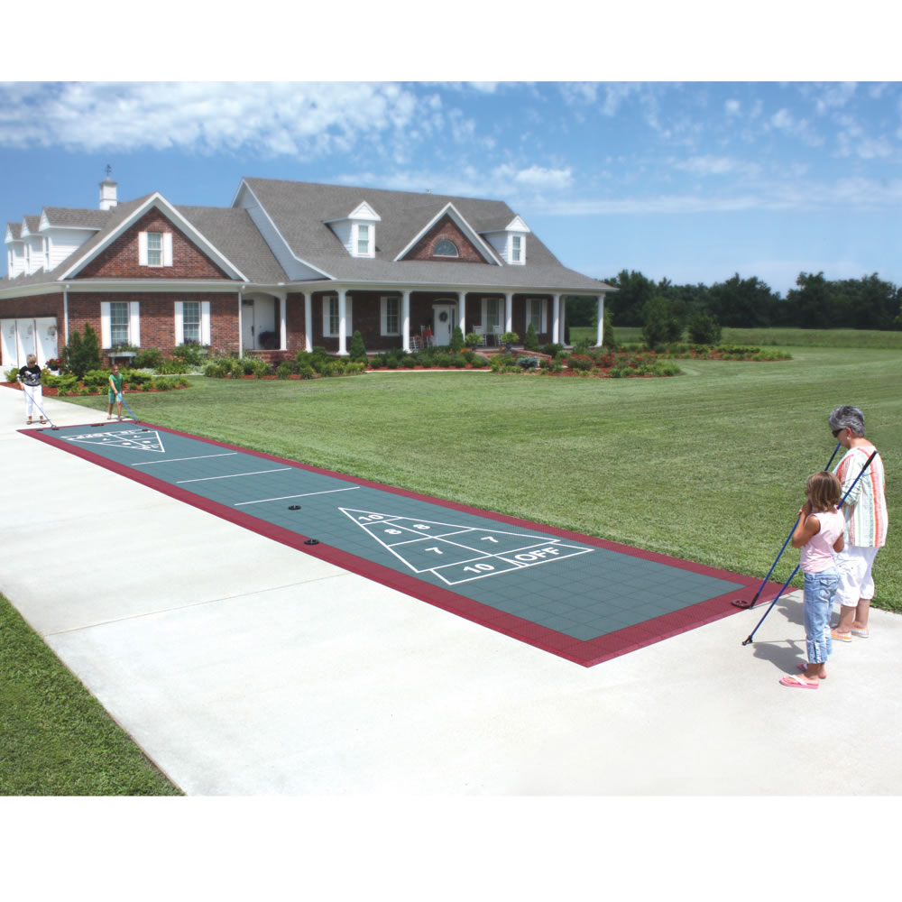 The Regulation Size Stowable Shuffle Board Court with proportions 1000 X 1000