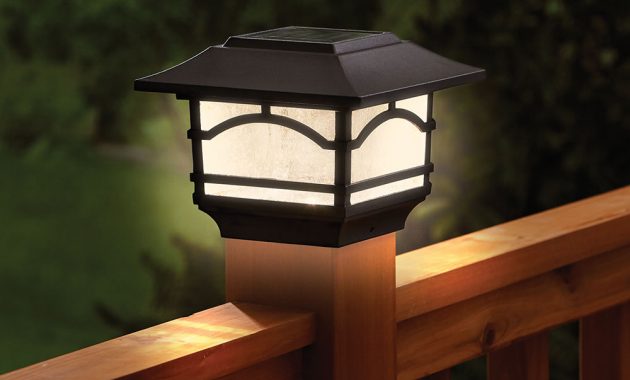 The Solar Deck Post Lanterns Hammacher Schlemmer intended for measurements 1000 X 1000