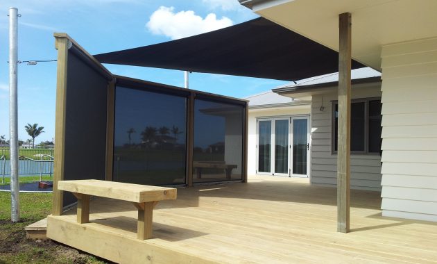 These Screens Give The Owners Privacy And Block The Wind Backyard in size 3264 X 2448