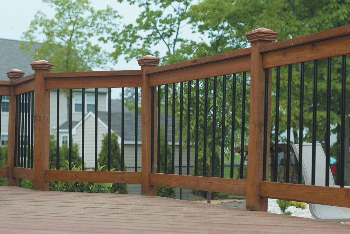 This Huge Guide Has 30 Different Diy Deck Railing Ideas And Designs regarding size 1200 X 803