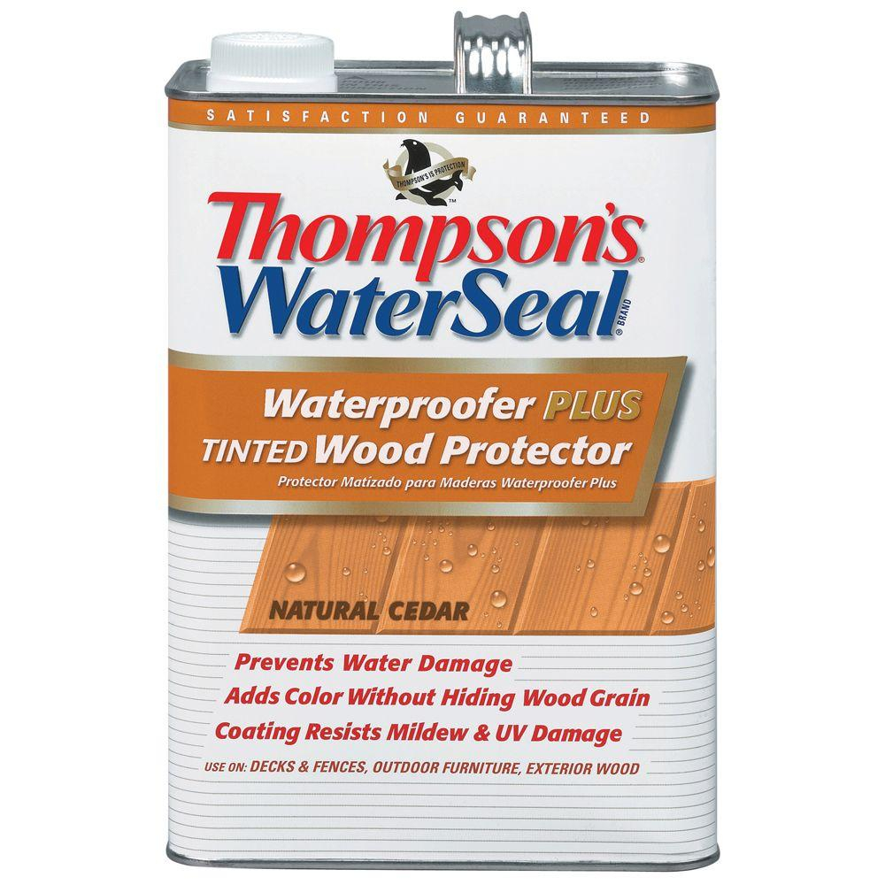 Thompsons Waterseal 1 Gal Natural Cedar Waterproofer Plus Tinted with regard to proportions 1000 X 1000