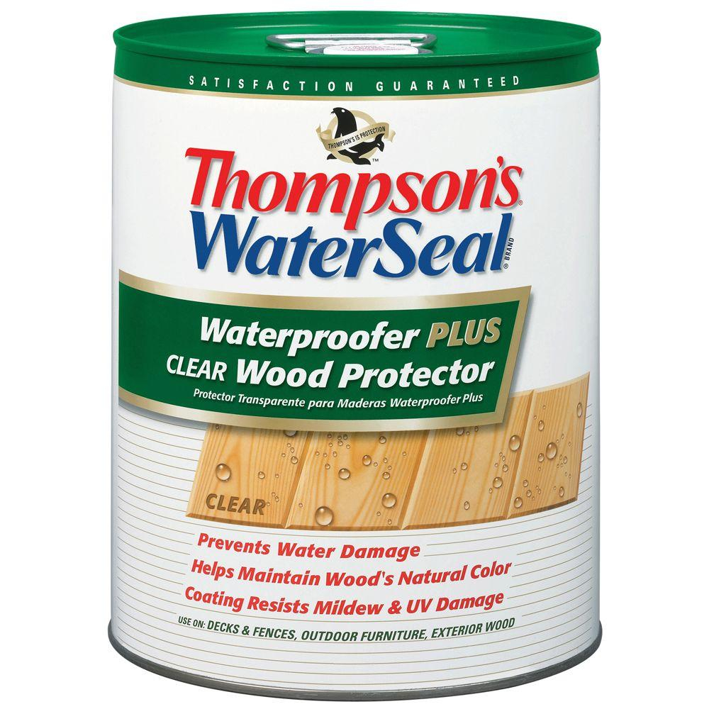 Thompsons Waterseal 5 Gal Waterproofer Plus Clear Wood Protector intended for proportions 1000 X 1000