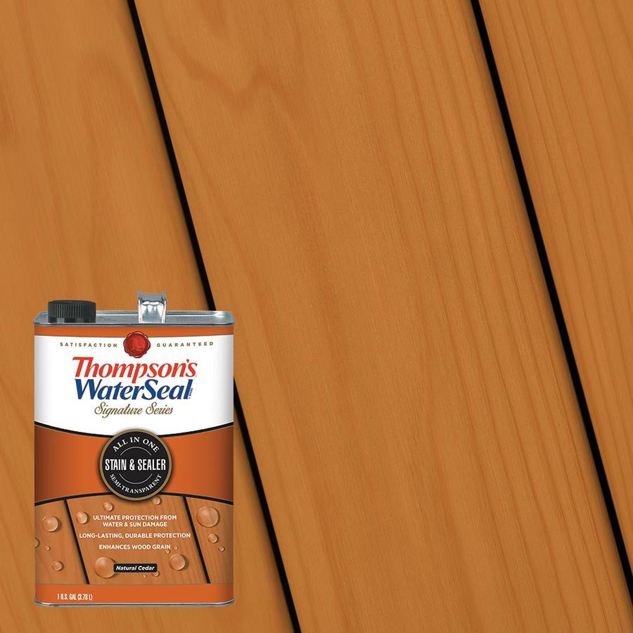 Thompsons Waterseal Signature Series Pre Tinted Natural Cedar Semi pertaining to size 900 X 900