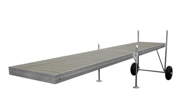 Tommy Docks 20 Ft Roll In Dock Straight Aluminum Frame With pertaining to sizing 1000 X 1000