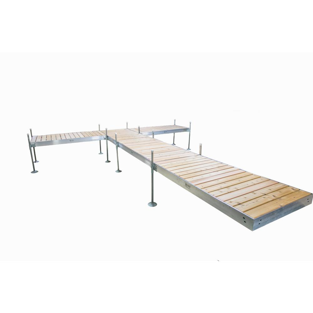 Tommy Docks 24 Ft L T Style Aluminum Frame With Cedar Decking regarding sizing 1000 X 1000