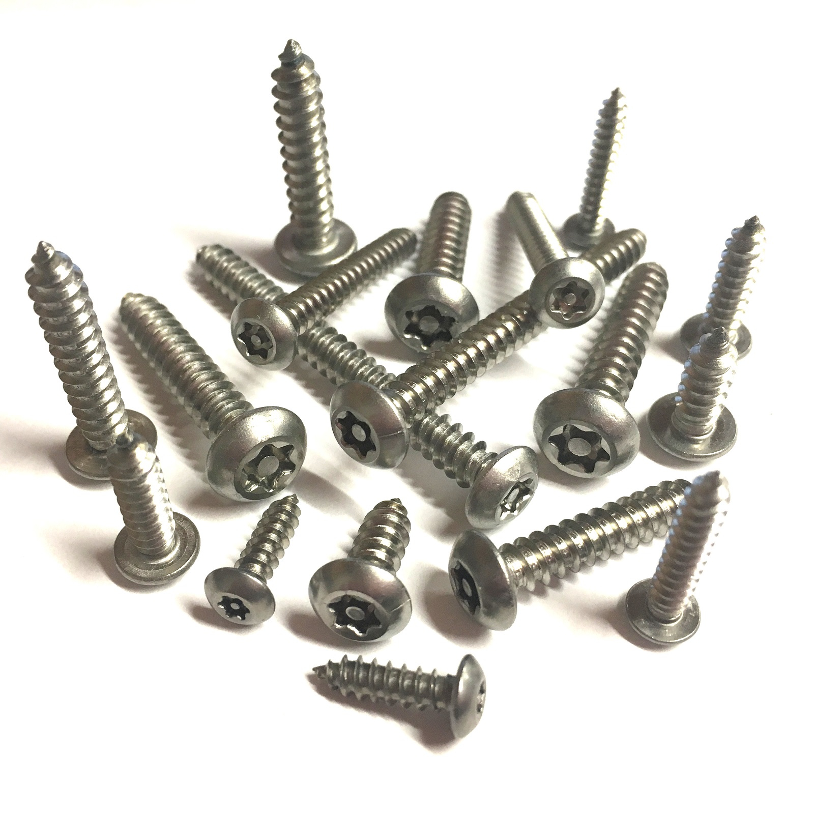 Torx Pin 6 Lobe Button Head Self Tapping Security Screws A2 within size 1600 X 1600