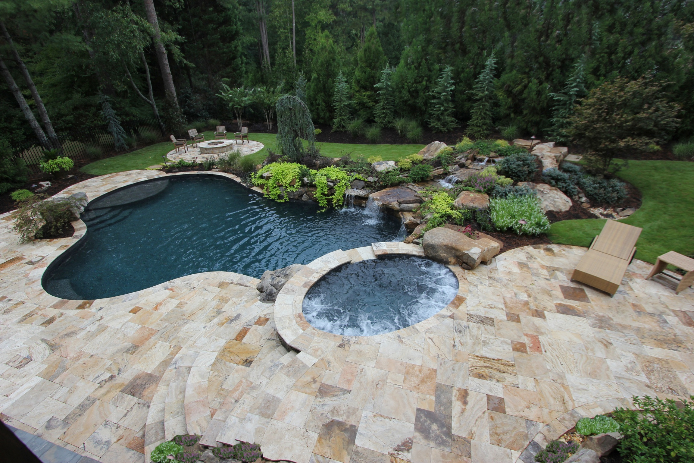 Travertine Pool Deck Travertine Pavers For Pools Deck Travertine throughout proportions 2304 X 1536