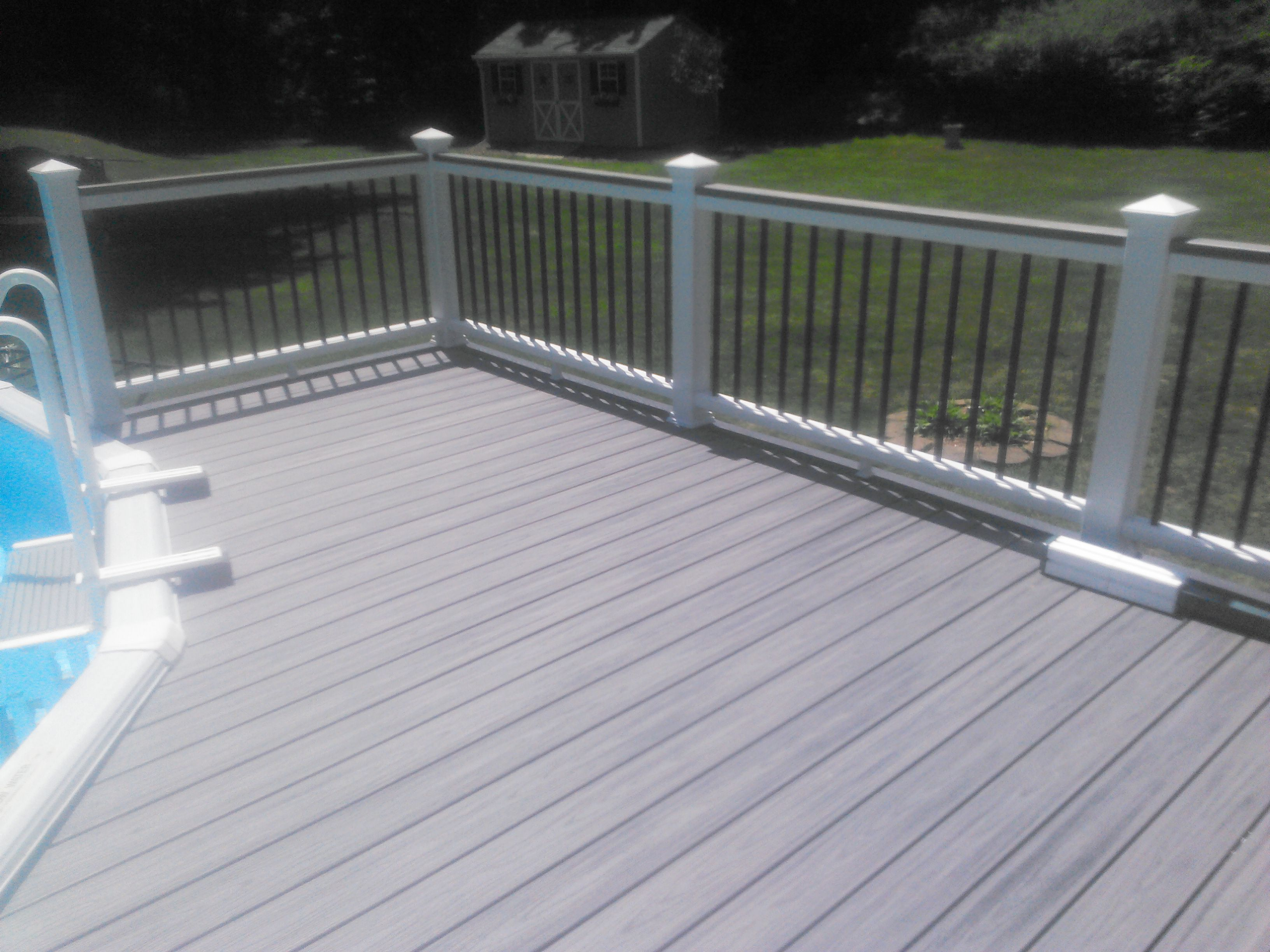 Trex Deck Railing Binghamton Ny Snows Building Construction within dimensions 3264 X 2448