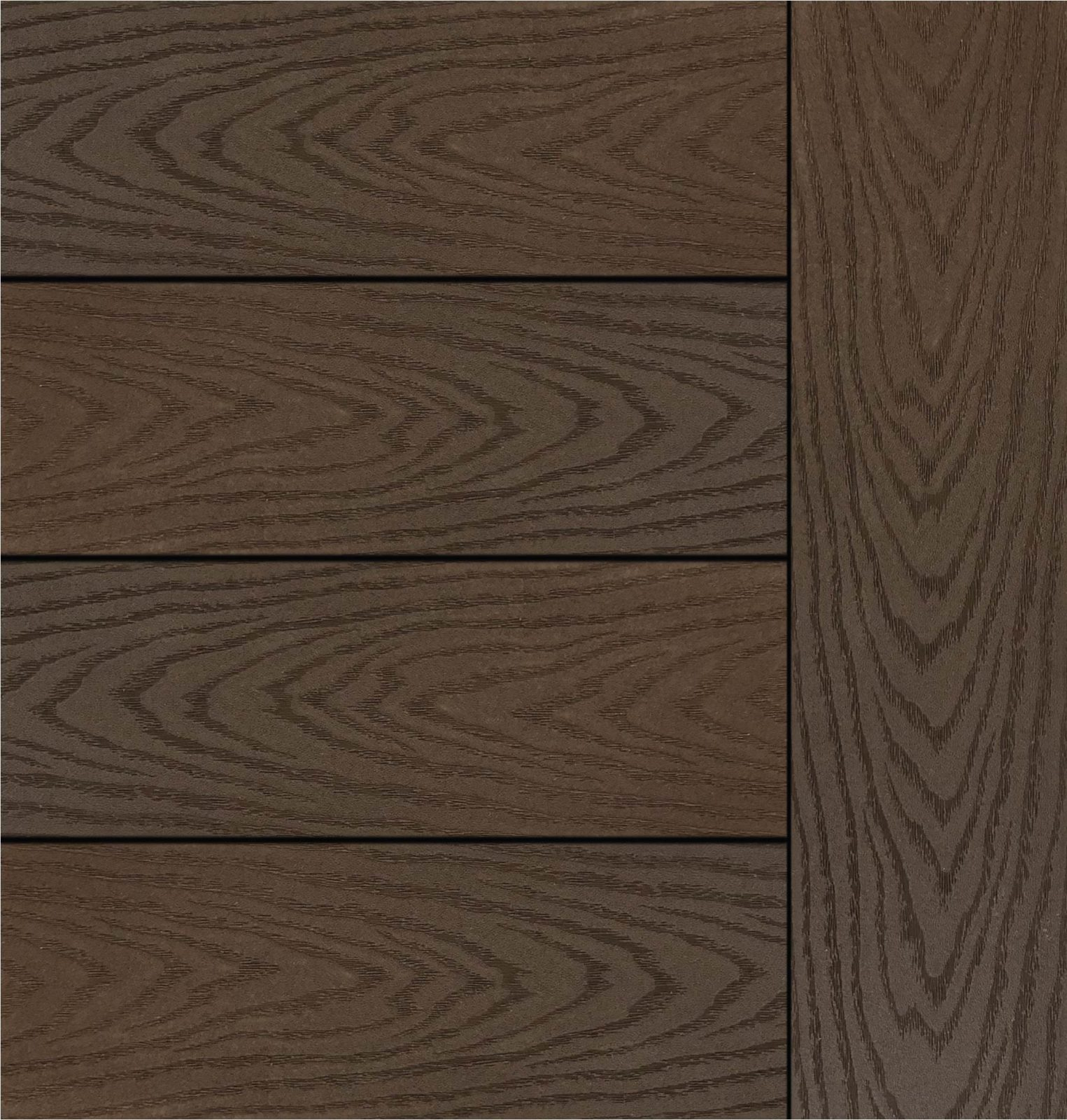 Trex Select Woodland Brown Grooved 12 Schillings in dimensions 1525 X 1600