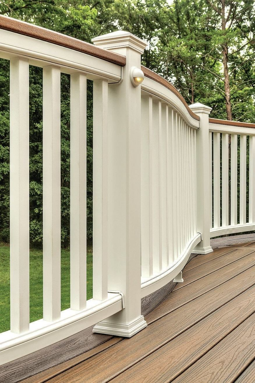 Trex Transcend Composite Balusters And Rails Can Be Mixed And with regard to measurements 876 X 1314