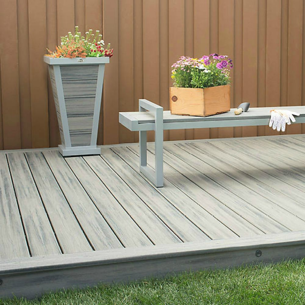 Trex Transcend Composite Deck Board Island Mist Free Delivery inside measurements 1000 X 1000