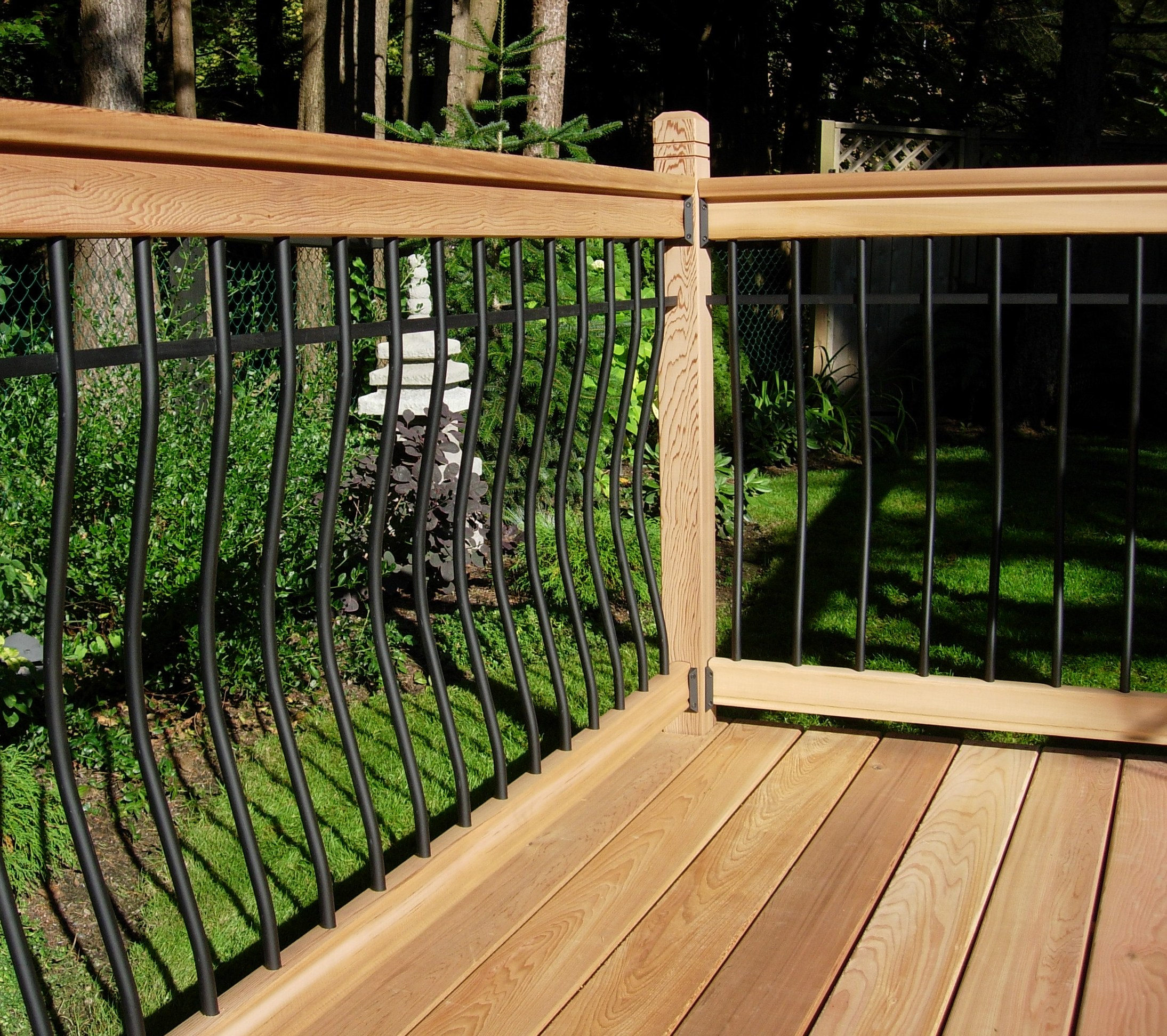 Tuscany Deck Railing Kit Vista Railing Systems intended for proportions 2189 X 1944