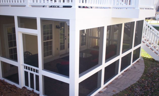 Two Story Deck In St Louis With Screens And Underdeck Dave intended for sizing 2576 X 1932