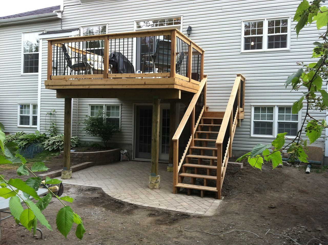 Two Story Decks With Stairs Ottawa Hoyle Contracting Second with regard to size 1280 X 956