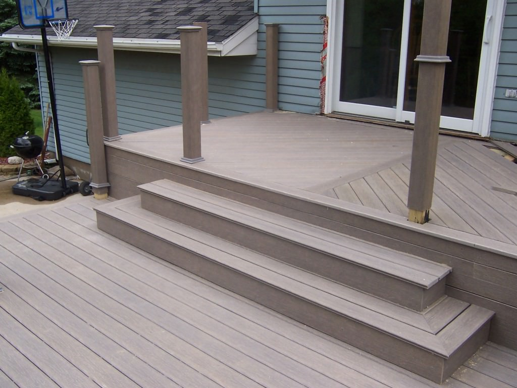 Ultradeck Composite Decking Rustic Low Maintenance Fusion Reviews intended for measurements 1024 X 768