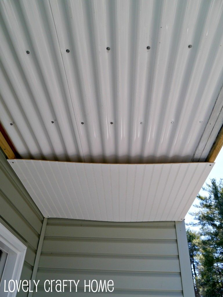 Under Deck Ceilingcontinued Love The Look Of The Corrugated Iron in dimensions 769 X 1024