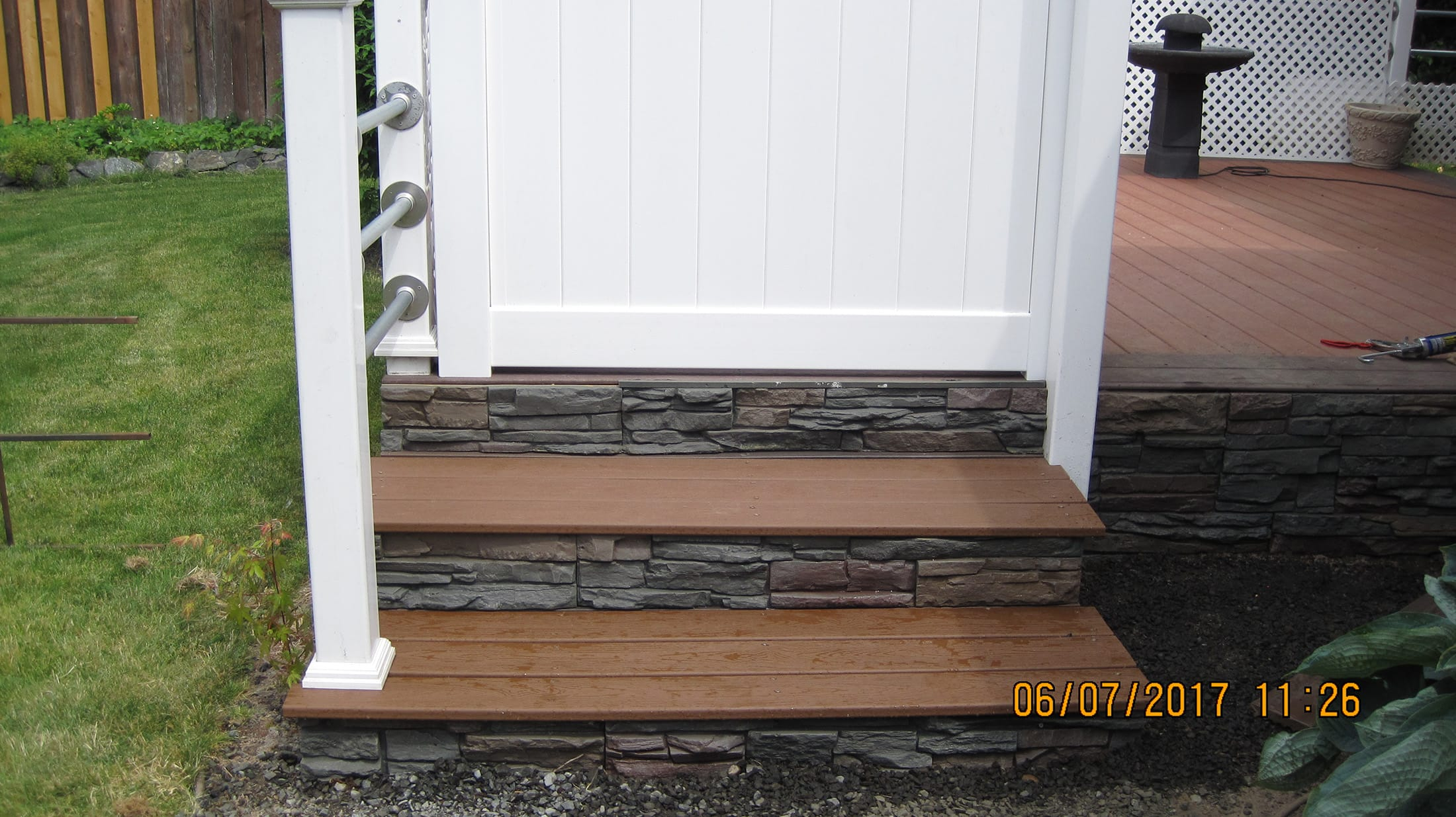 Under Deck Porch Skirting Ideas Joni Genstone with measurements 2200 X 1235