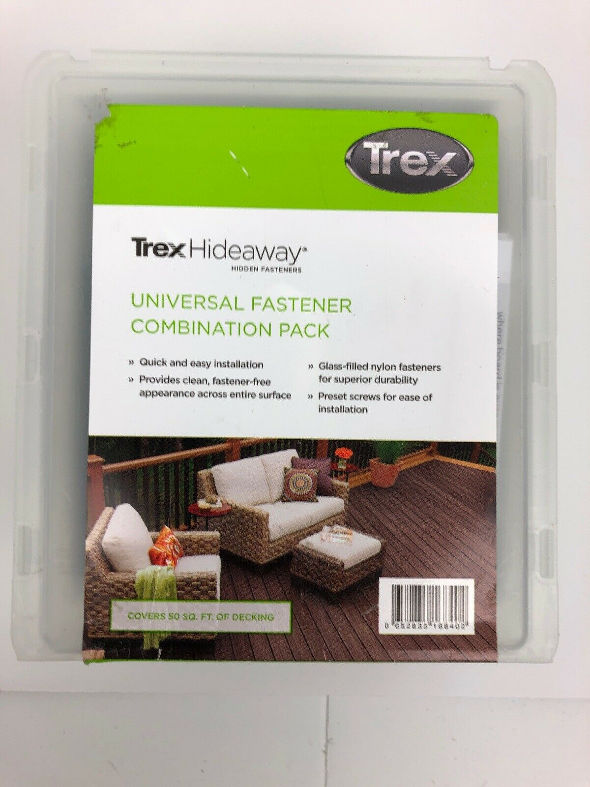 Upc 652835168402 Trex Universal 94 Count Black Clip Deck Hidden inside proportions 1200 X 1600