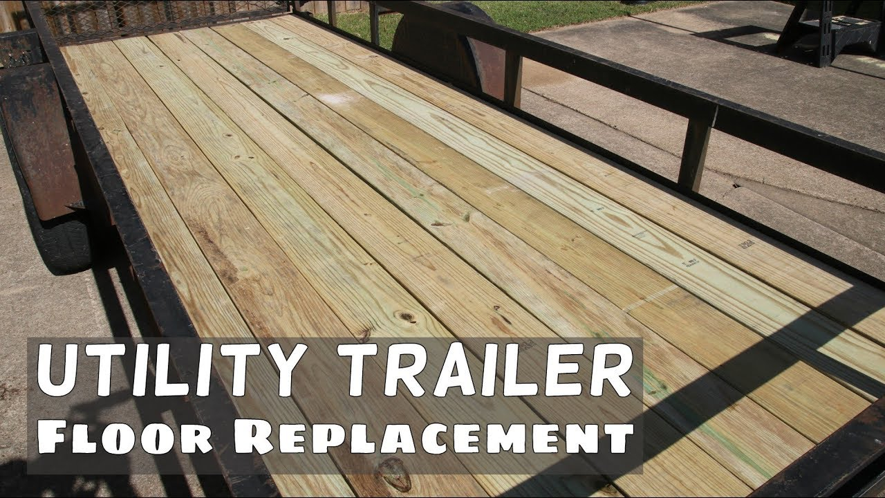 Utility Trailer Floor Replacement within sizing 1280 X 720