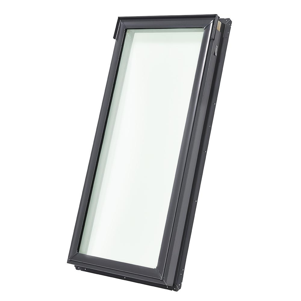 Velux 21 In X 45 34 In Fixed Deck Mount Skylight With Laminated with measurements 1000 X 1000