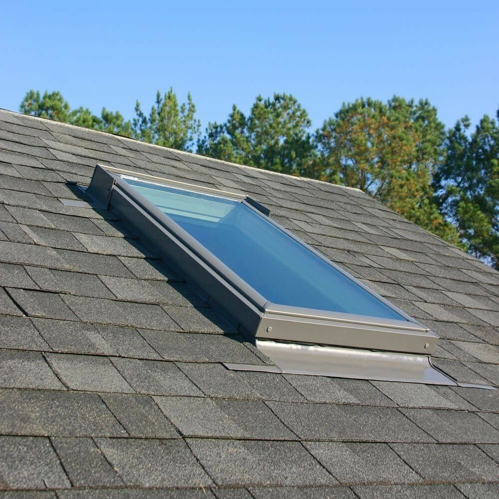 Velux 30 116 X 37 78 In Fixed Deck Mount Skylight With Tempered intended for sizing 1000 X 1000