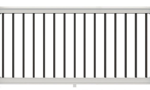 Veranda Premier 6 Ft X 36 In White Polycomposite Rail Kit With with regard to proportions 1000 X 1000