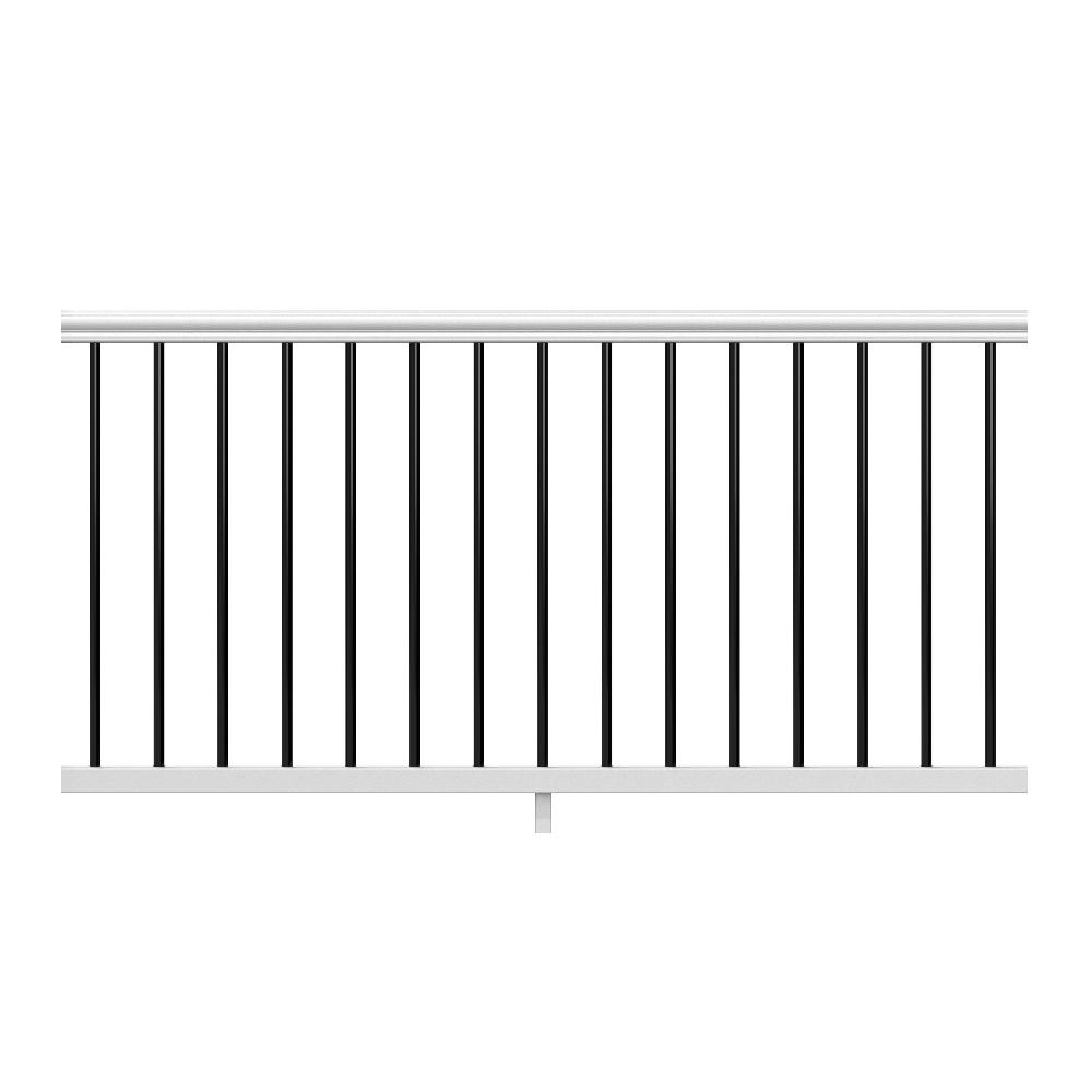 Veranda Traditional 6 Ft X 36 In White Polycomposite Rail Kit With pertaining to measurements 1000 X 1000